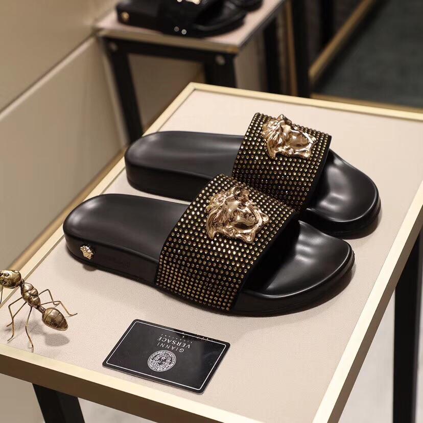 Versace Medusa Sandals  - FashionPlug