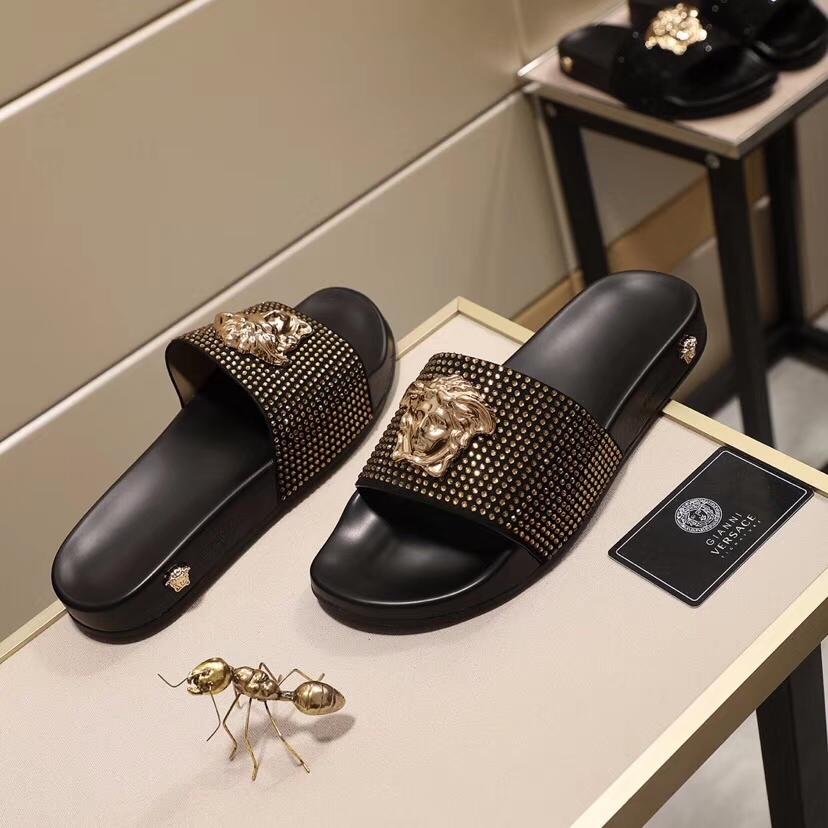 Versace Medusa Sandals  - FashionPlug