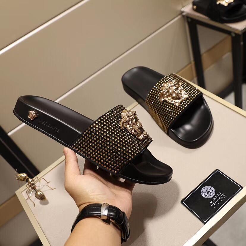 Versace Medusa Sandals  - FashionPlug
