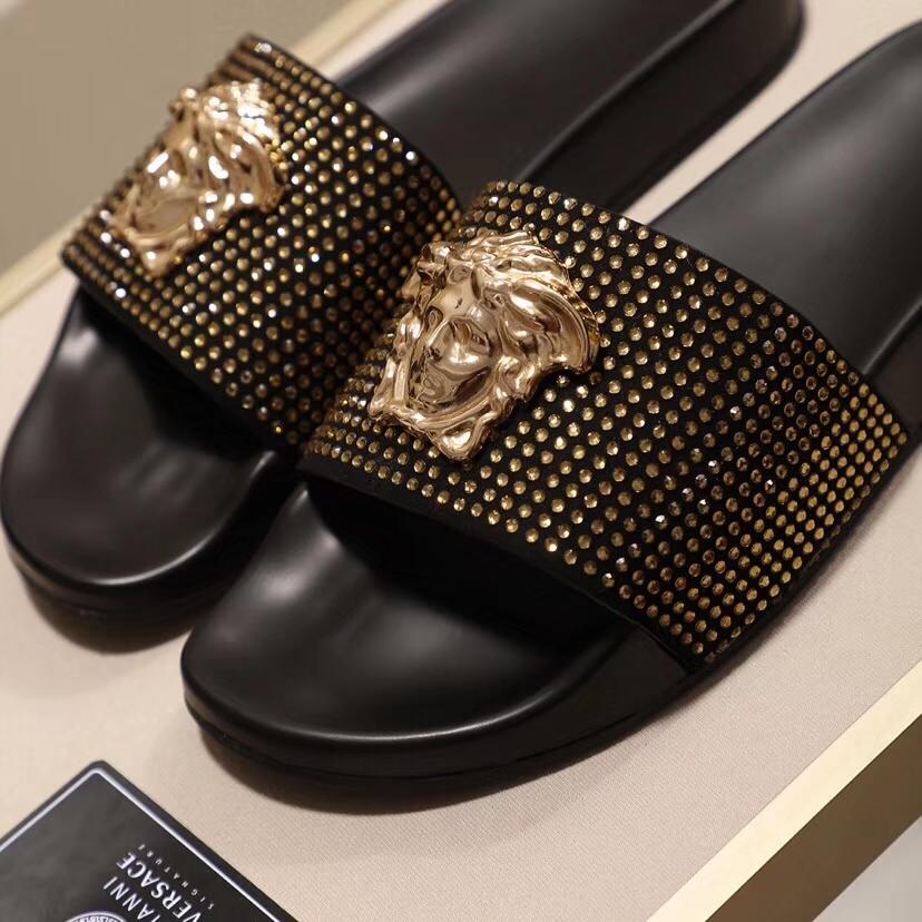 Versace Medusa Sandals  - FashionPlug