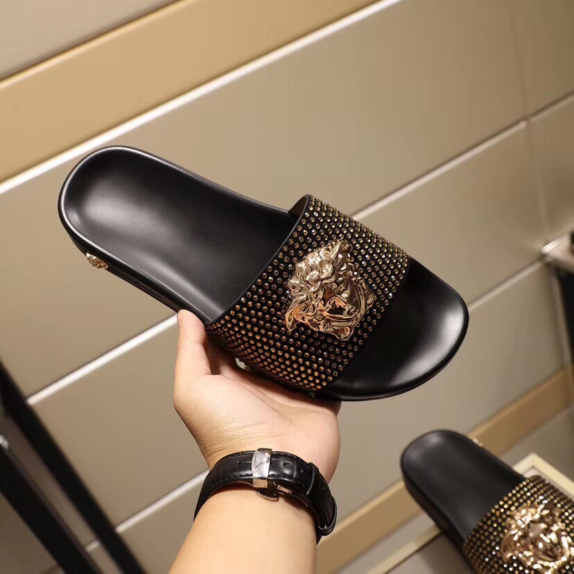 Versace Medusa Sandals  - FashionPlug