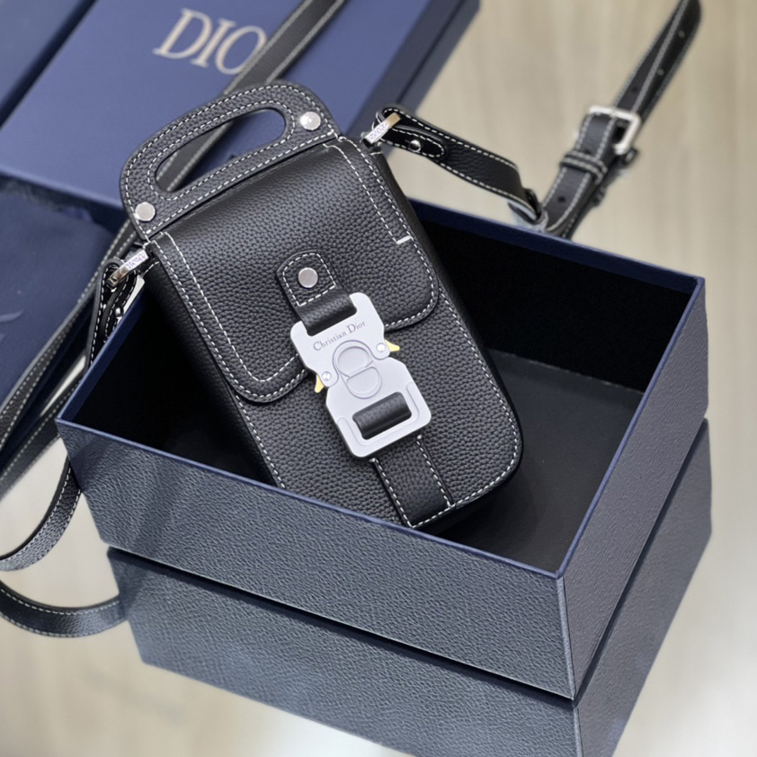Dior Saddle Vertical Pouch With Strap  - FashionPlug