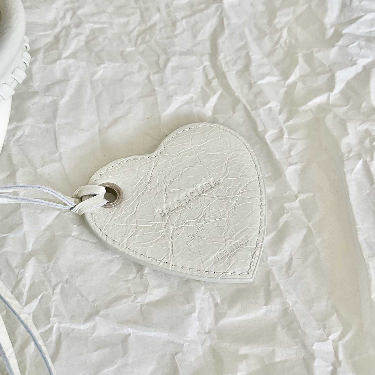 Balenciaga Women's Neo Cagole XS White Cross Body Bag(26×17.8×11.4cm) - FashionPlug