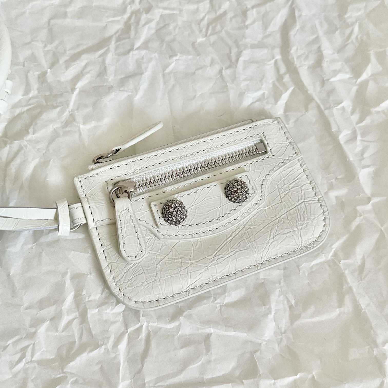 Balenciaga Women's Neo Cagole XS White Cross Body Bag(26×17.8×11.4cm) - FashionPlug