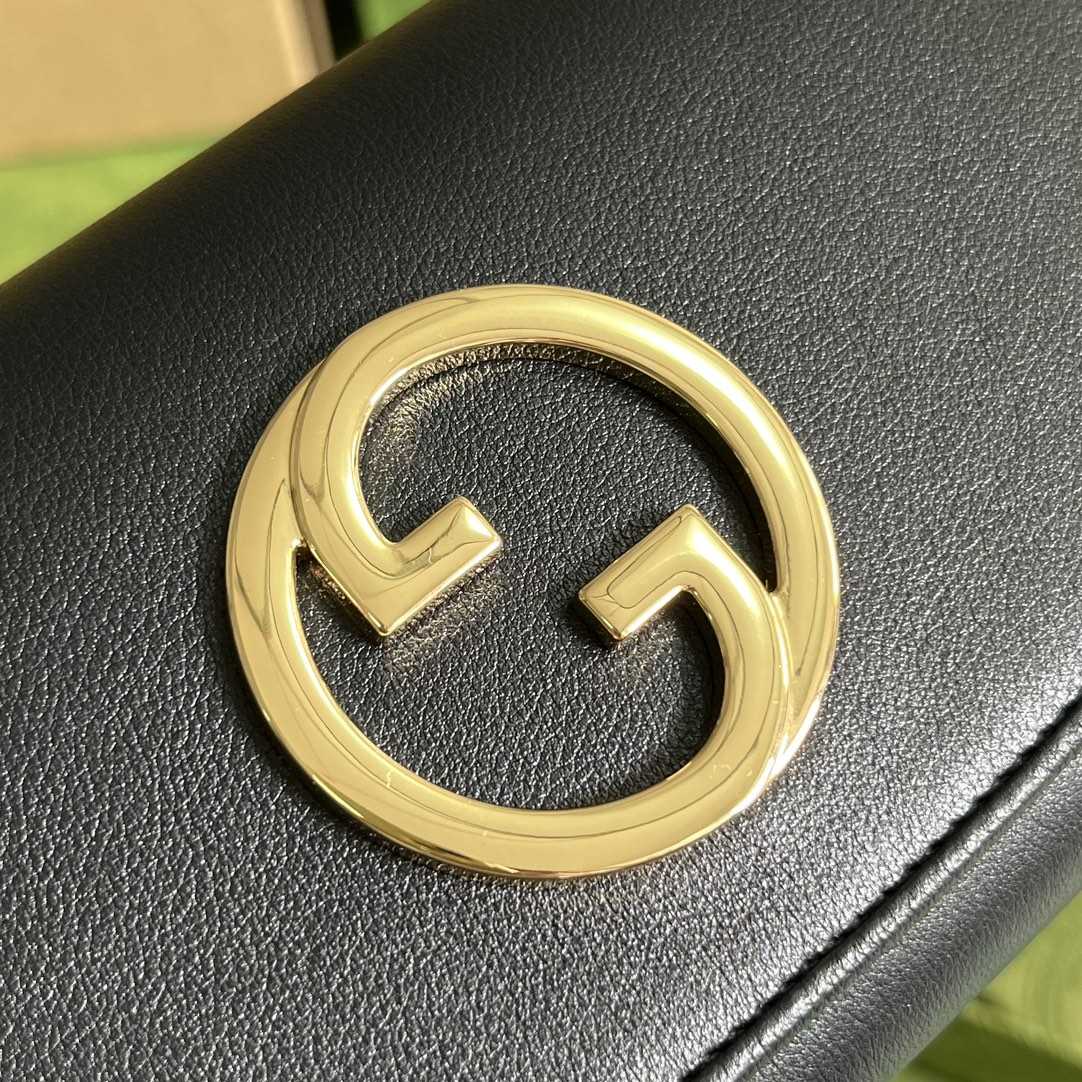 Gucci Blondie Continental Chain Wallet(21x10.5cm) - FashionPlug