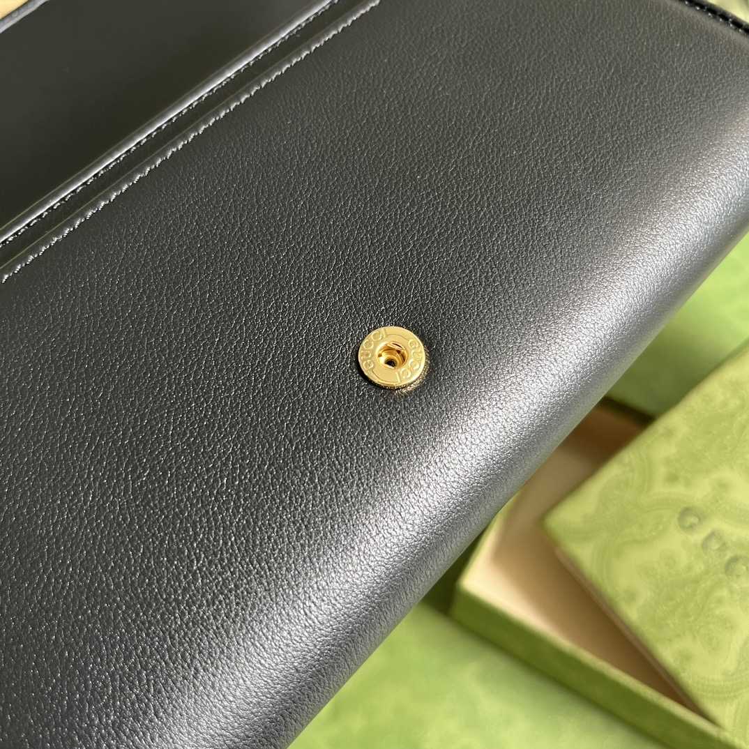 Gucci Blondie Continental Chain Wallet(21x10.5cm) - FashionPlug