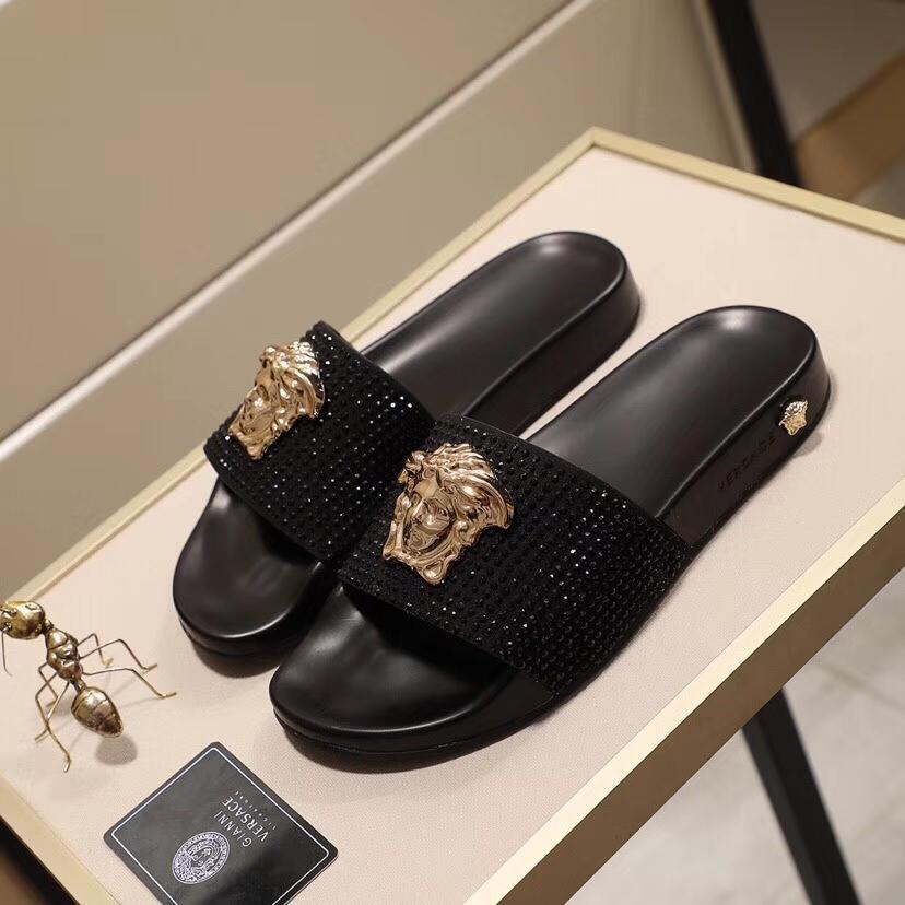 Versace Medusa Sandals  - FashionPlug