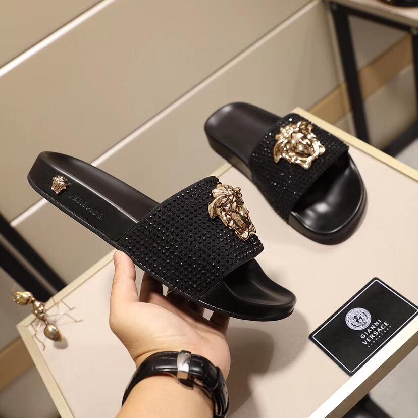 Versace Medusa Sandals  - FashionPlug