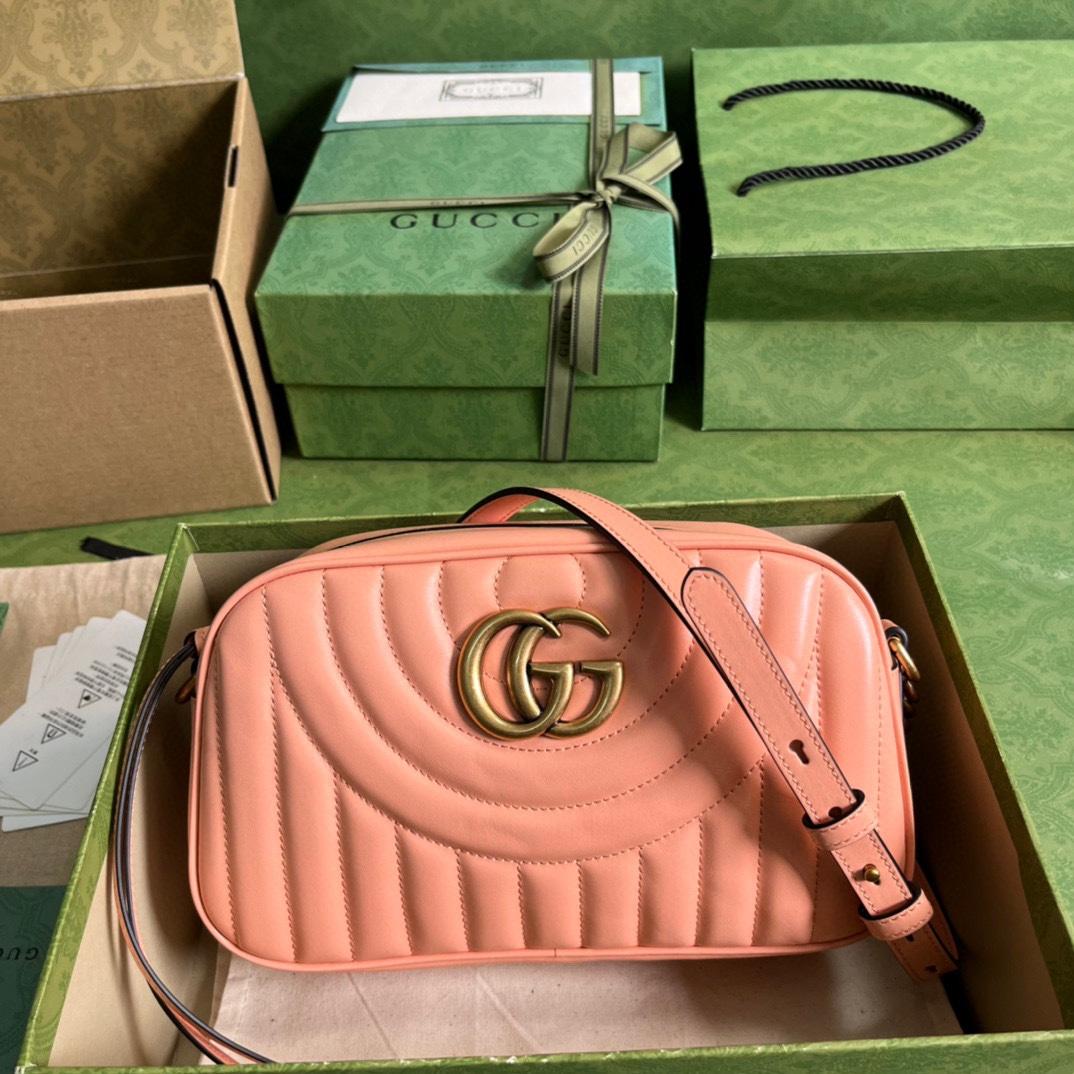 Gucci GG Marmont Shoulder Bag(24*13*7cm) - FashionPlug