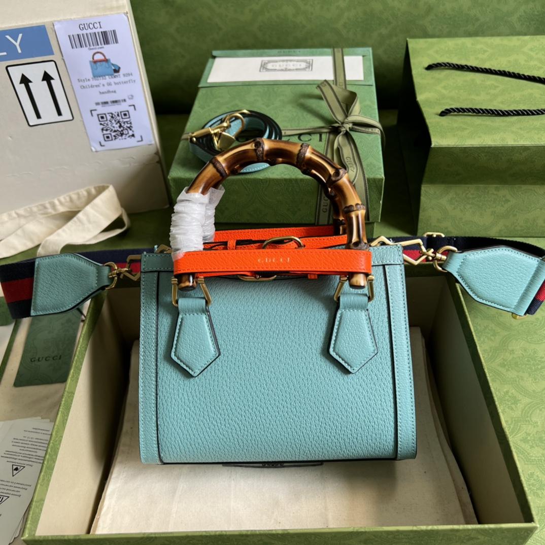 Gucci Diana Mini Tote Bag(20*16*10cm) - FashionPlug