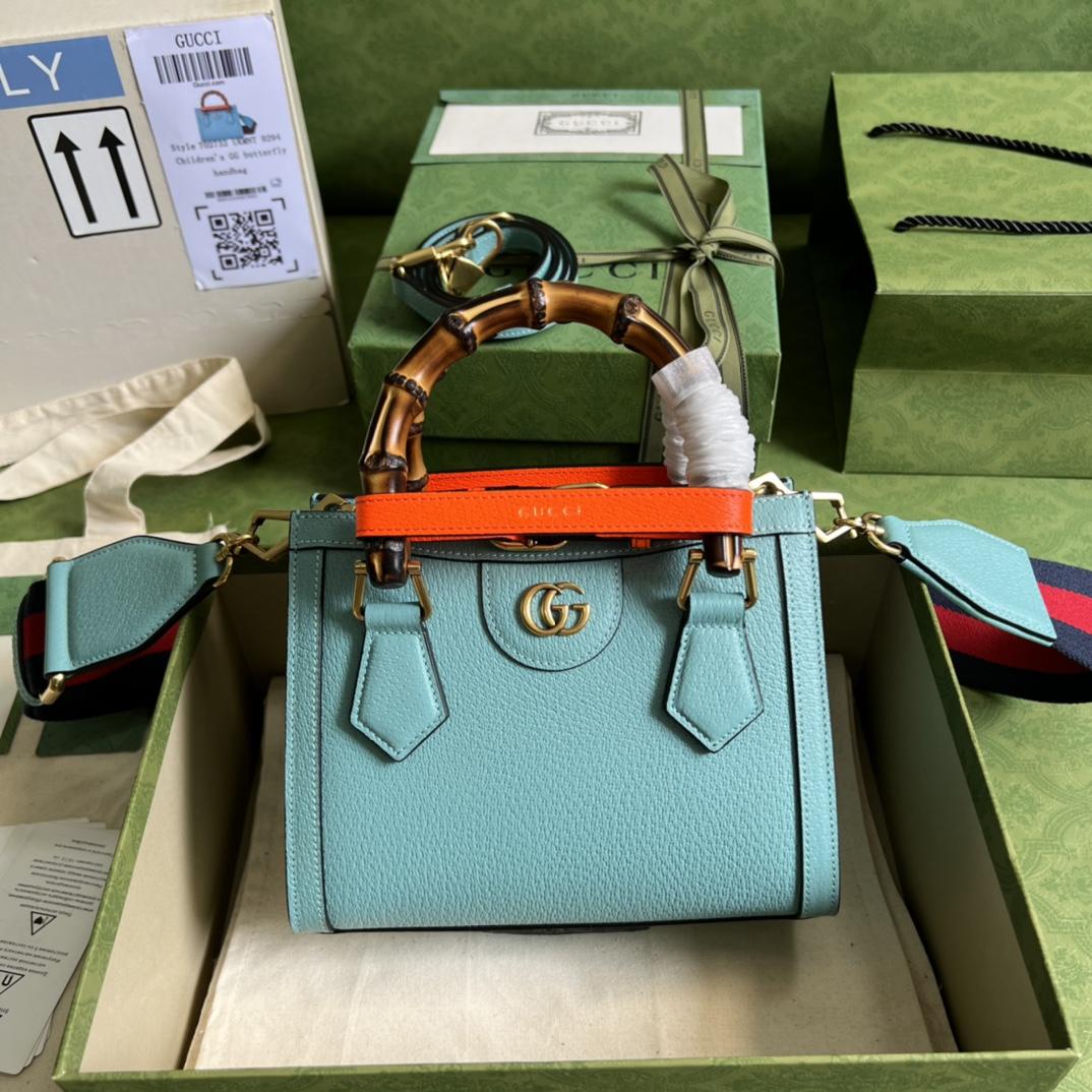 Gucci Diana Mini Tote Bag(20*16*10cm) - FashionPlug