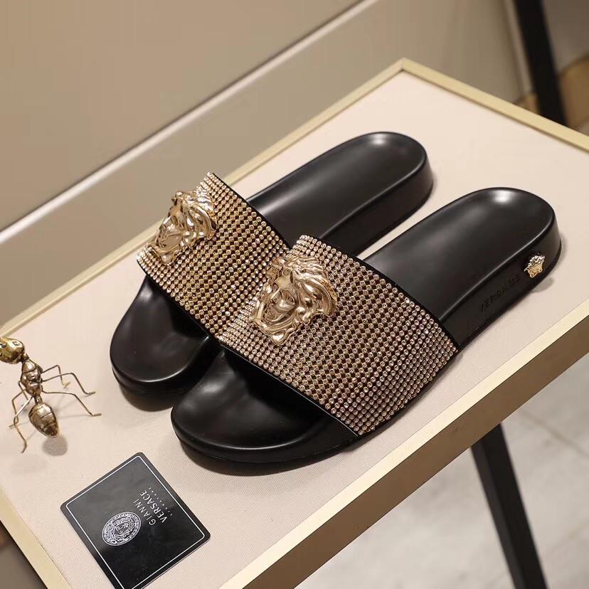 Versace Medusa Sandals  - FashionPlug