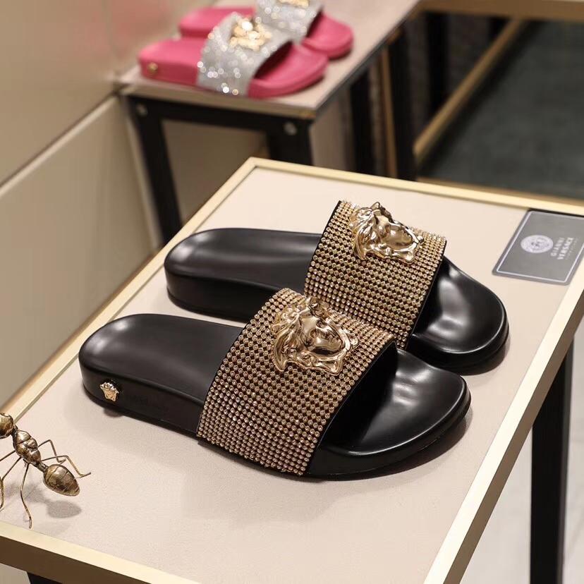 Versace Medusa Sandals  - FashionPlug