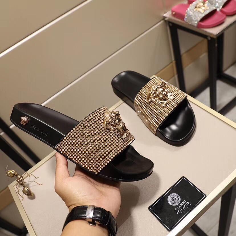 Versace Medusa Sandals  - FashionPlug