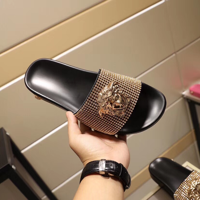Versace Medusa Sandals  - FashionPlug