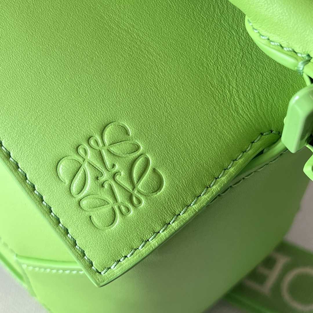 Loewe Small Puzzle Edge Bag In Satin Calfskin - FashionPlug