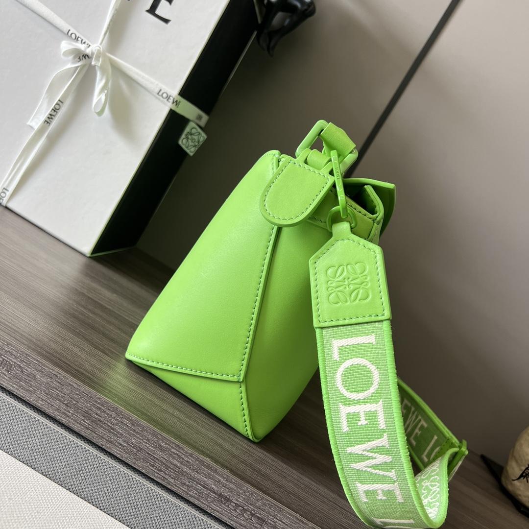 Loewe Small Puzzle Edge Bag In Satin Calfskin - FashionPlug