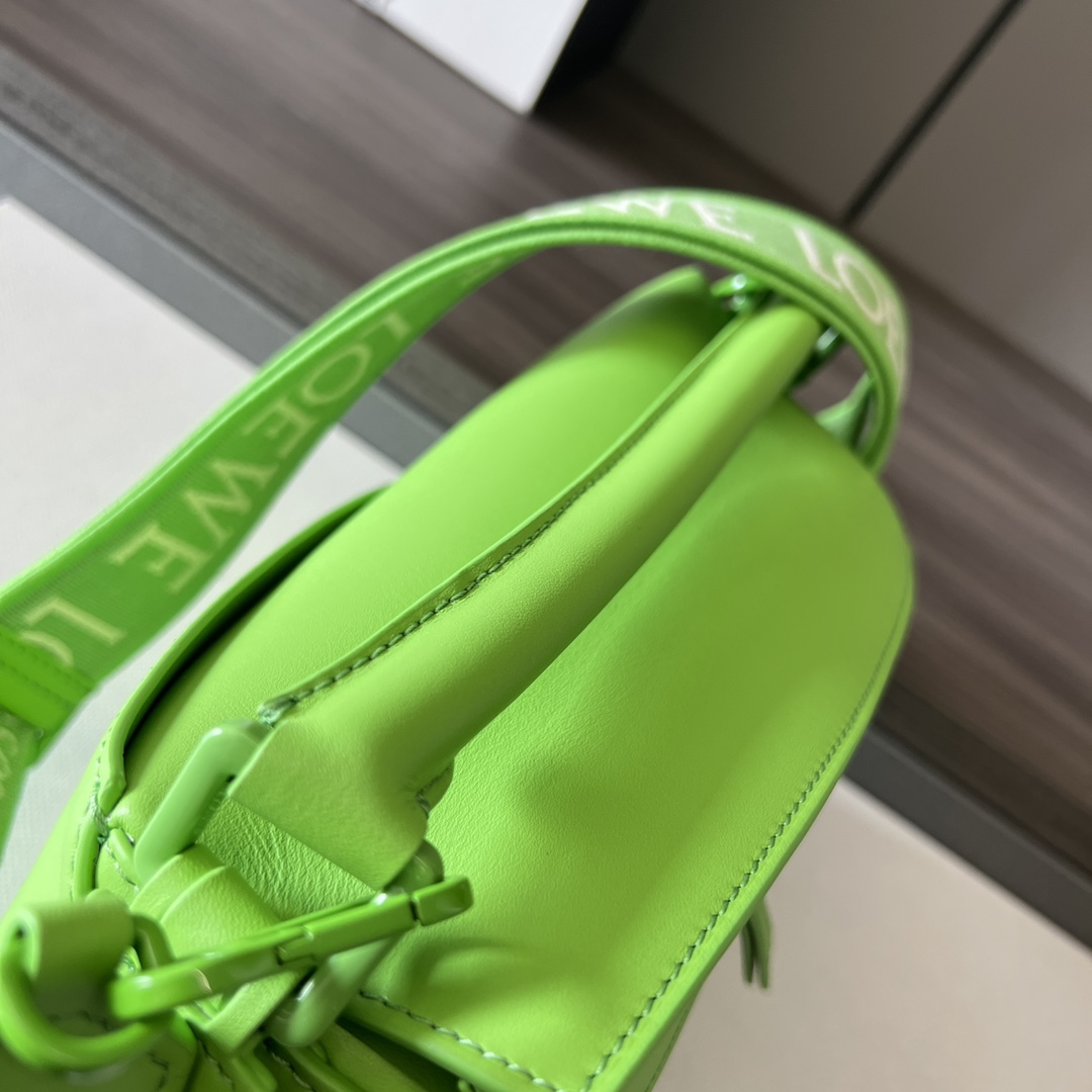 Loewe Small Puzzle Edge Bag In Satin Calfskin - FashionPlug