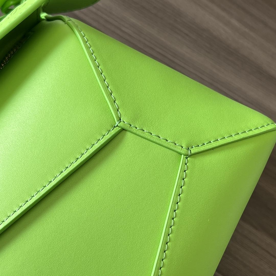 Loewe Small Puzzle Edge Bag In Satin Calfskin - FashionPlug
