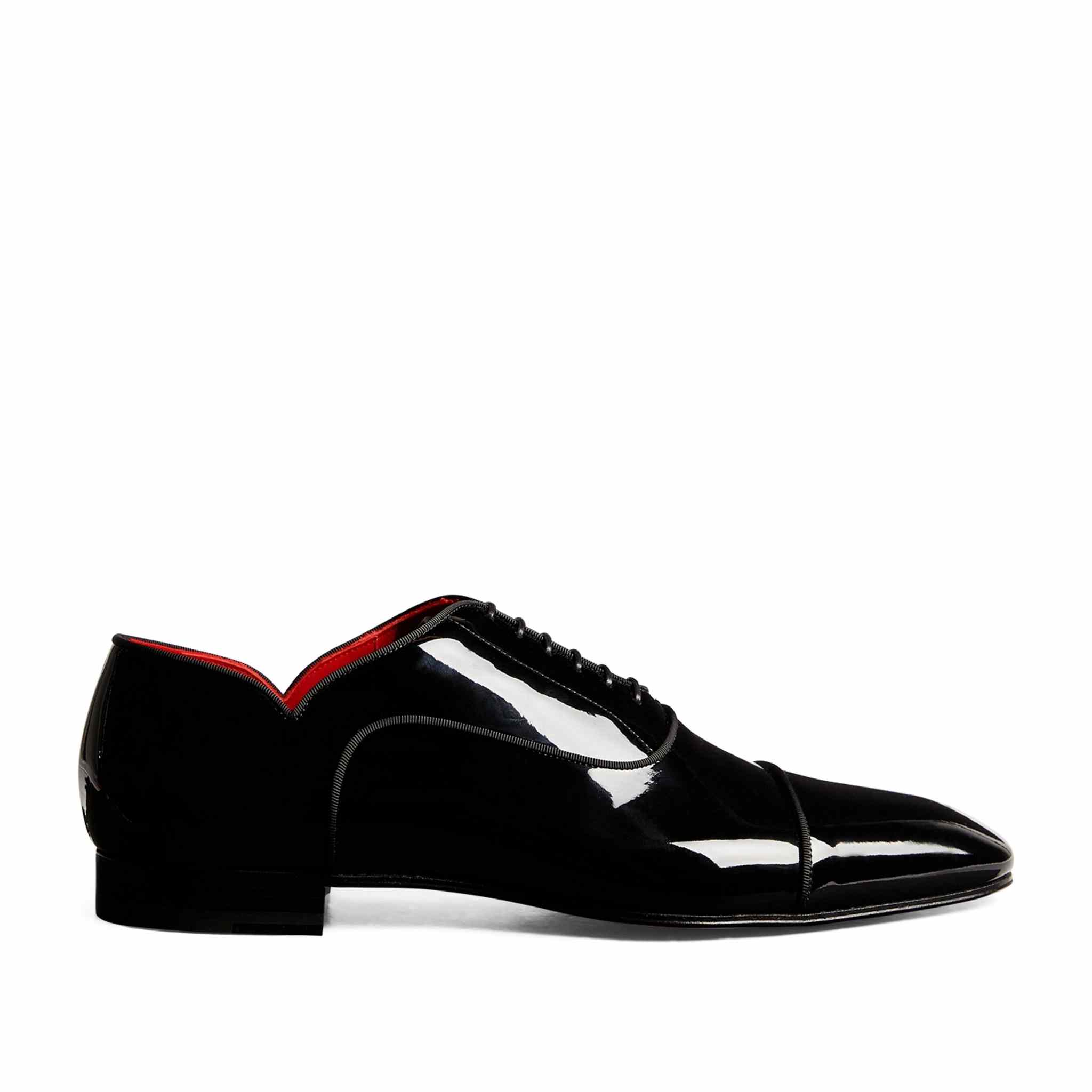 Christian Louboutin Greggy Chick Patent Leather Oxford Shoes - FashionPlug