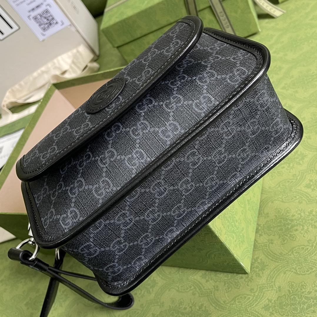 Gucci Messenger Bag With Interlocking G(21*16.5*8cm)    - FashionPlug