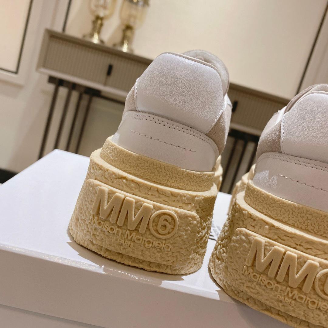 Maison Margiela Panelled Low-Top Sneakers - FashionPlug