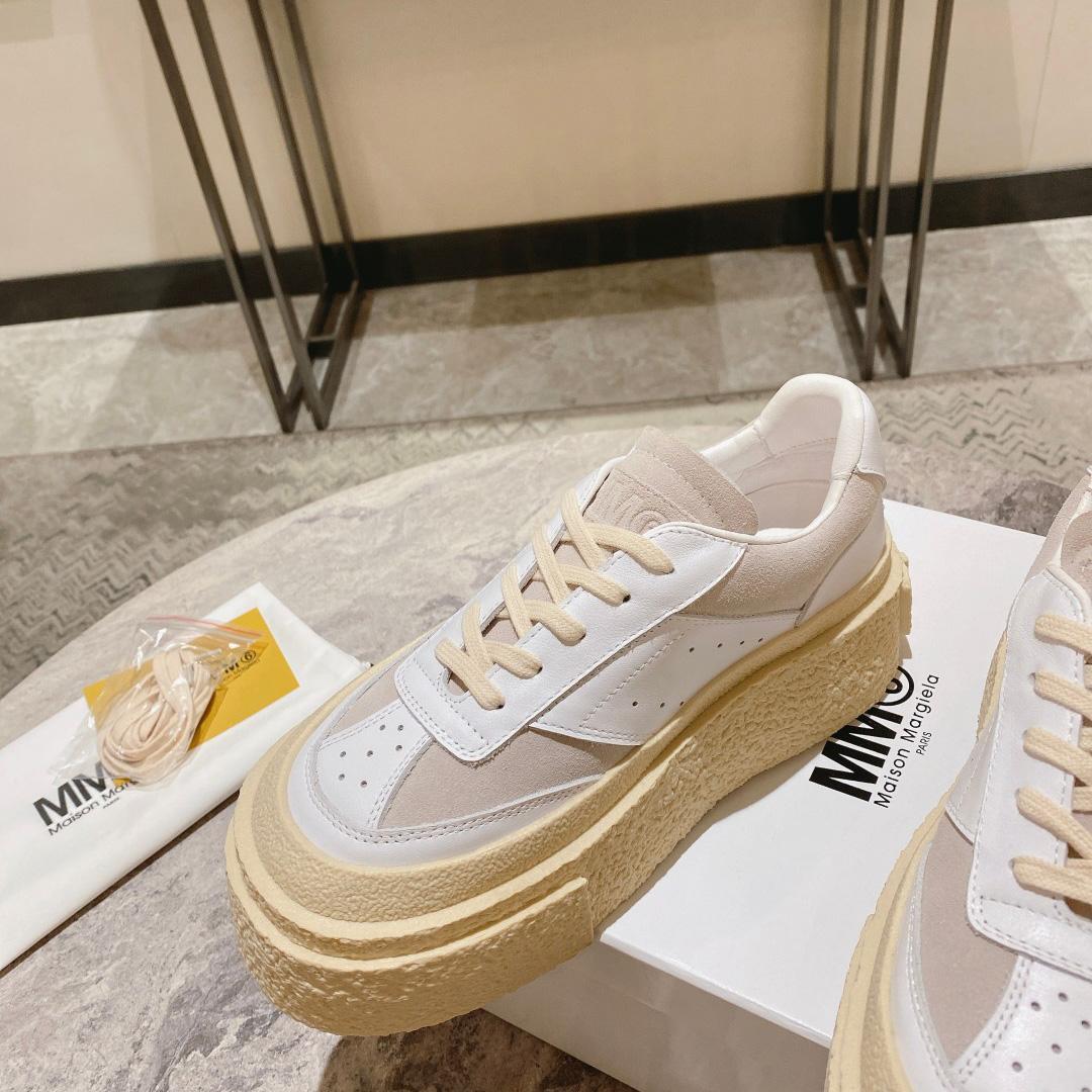 Maison Margiela Panelled Low-Top Sneakers - FashionPlug