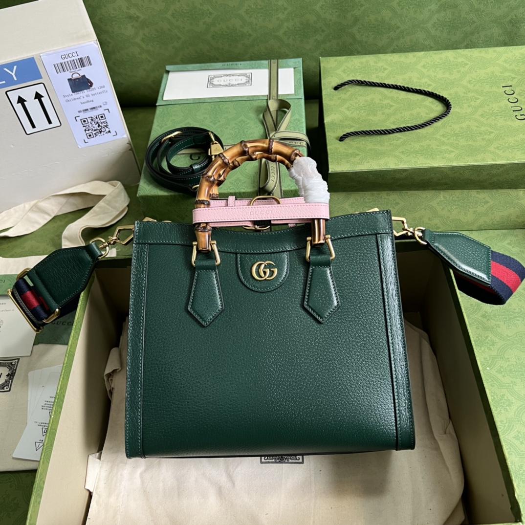 Gucci Diana Small Tote Bag(27-24-11cm) - FashionPlug
