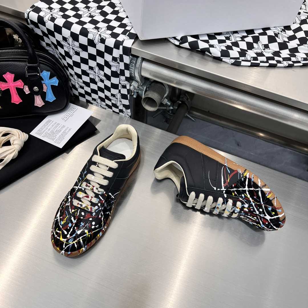 Maison Margiela Paint Replica Sneakers - FashionPlug
