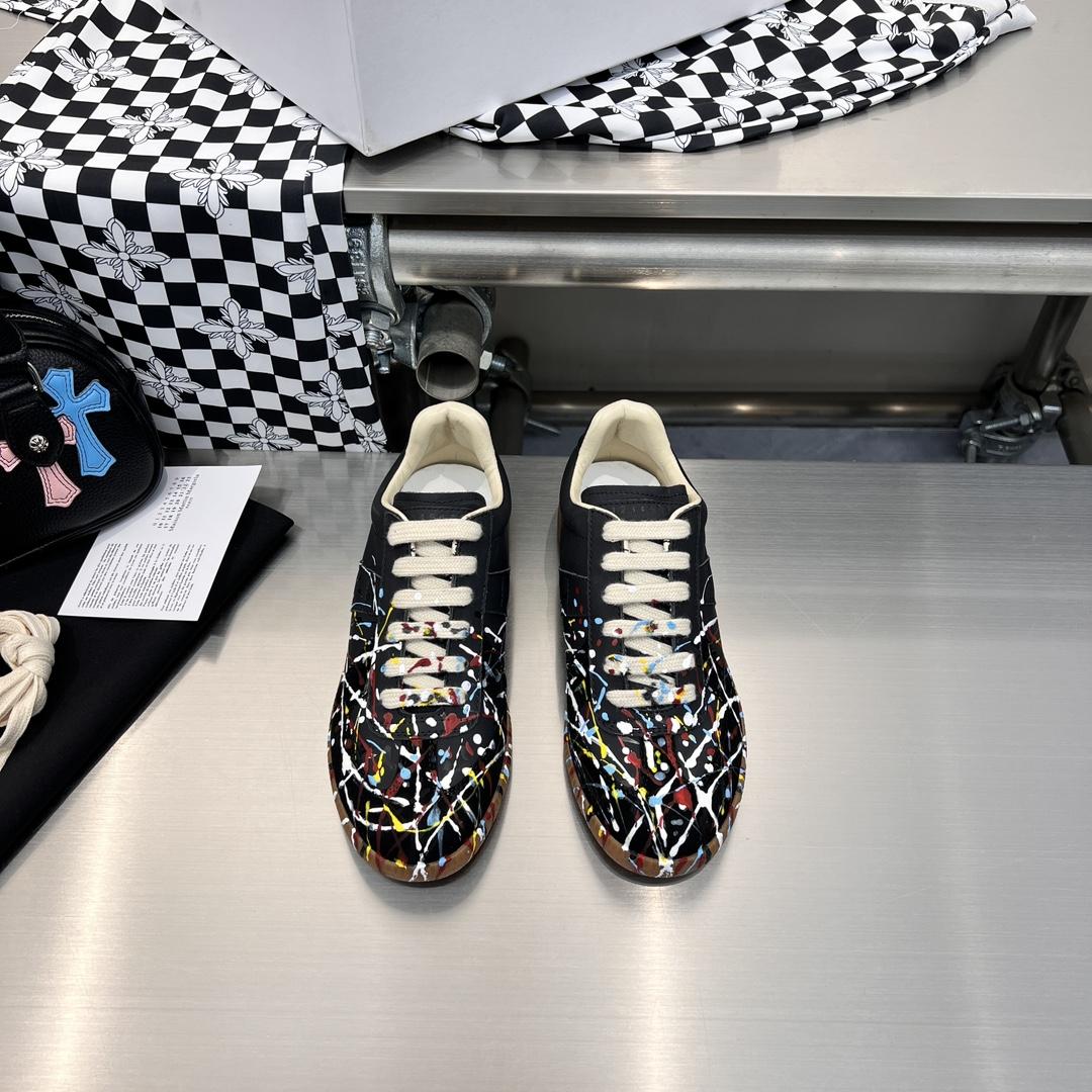 Maison Margiela Paint Replica Sneakers - FashionPlug