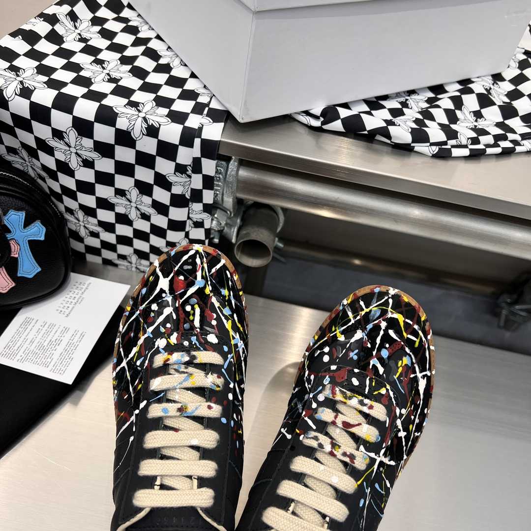 Maison Margiela Paint Replica Sneakers - FashionPlug