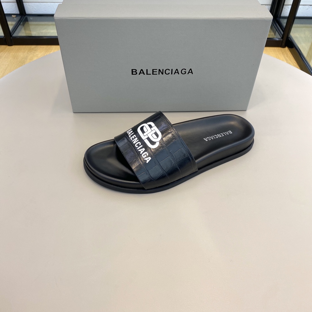 Balenciaga Pool Slide Sandal  - FashionPlug