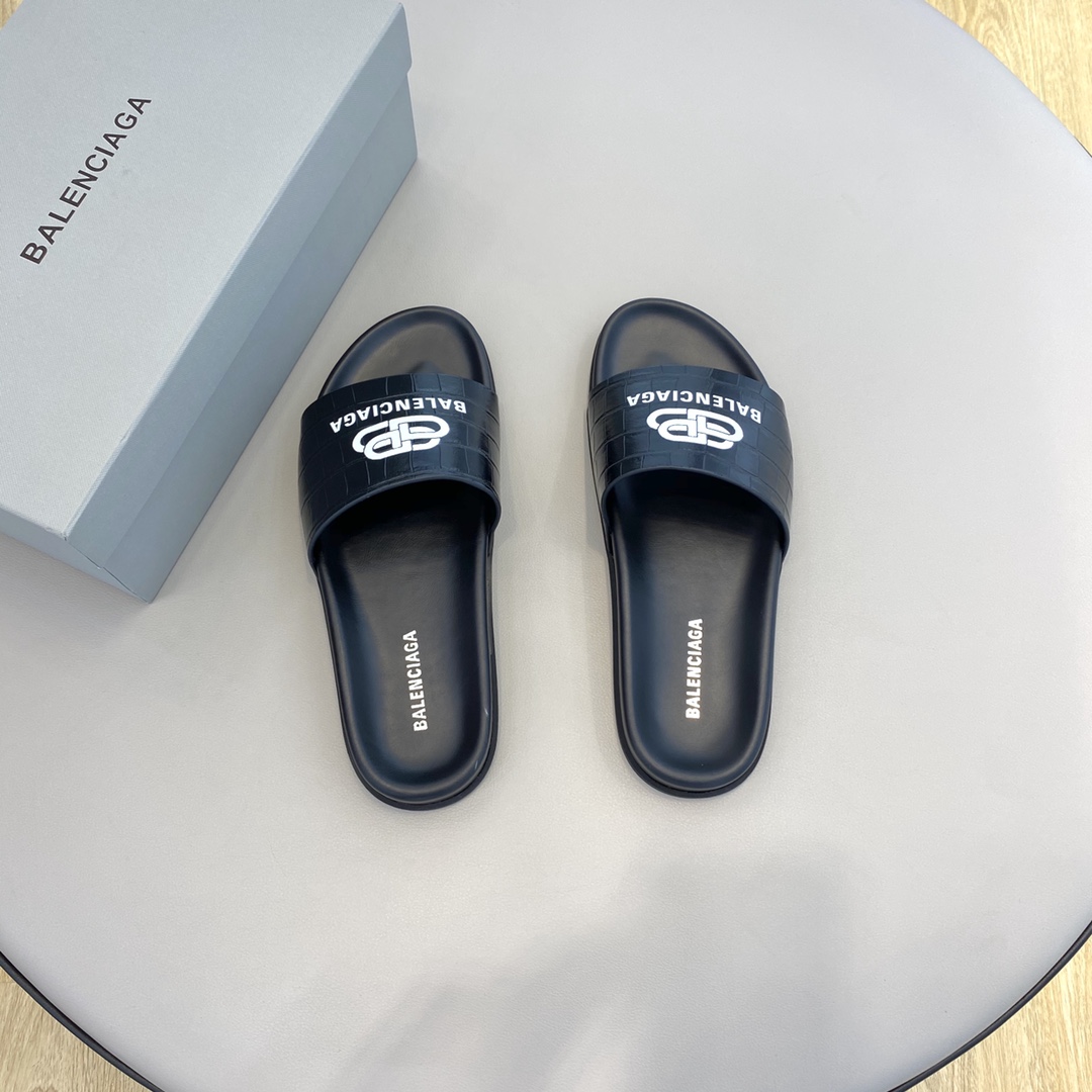 Balenciaga Pool Slide Sandal  - FashionPlug