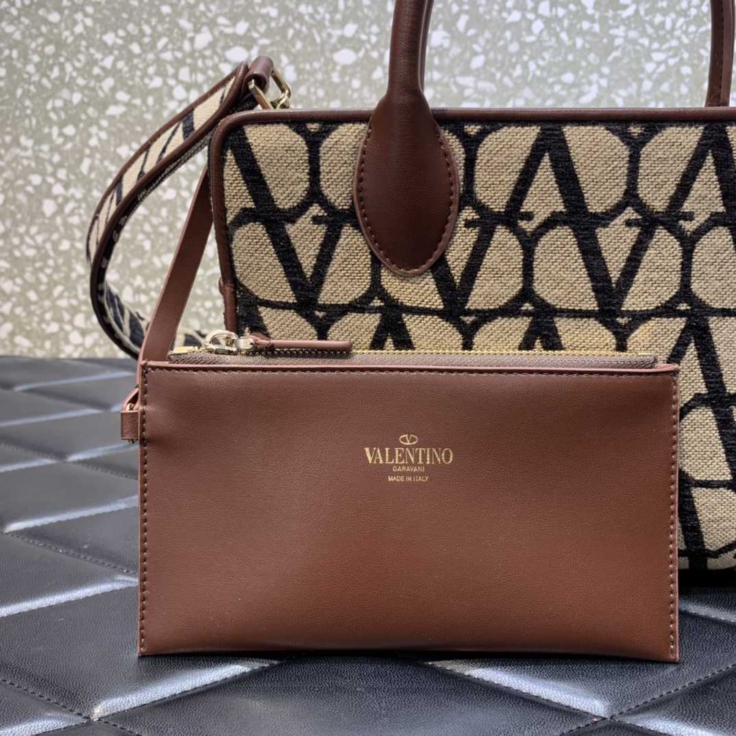 Valenti Le Quatrième Toile Iconographe Small Shopping Bag - FashionPlug