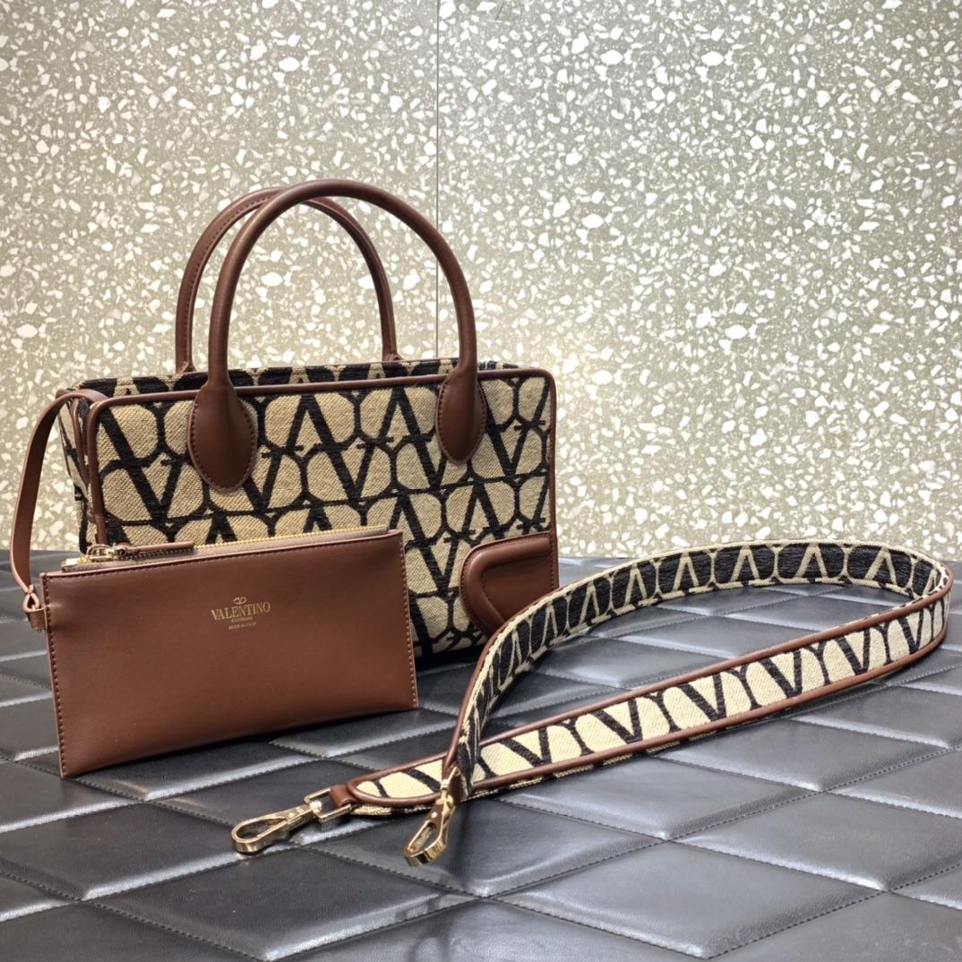 Valenti Le Quatrième Toile Iconographe Small Shopping Bag - FashionPlug