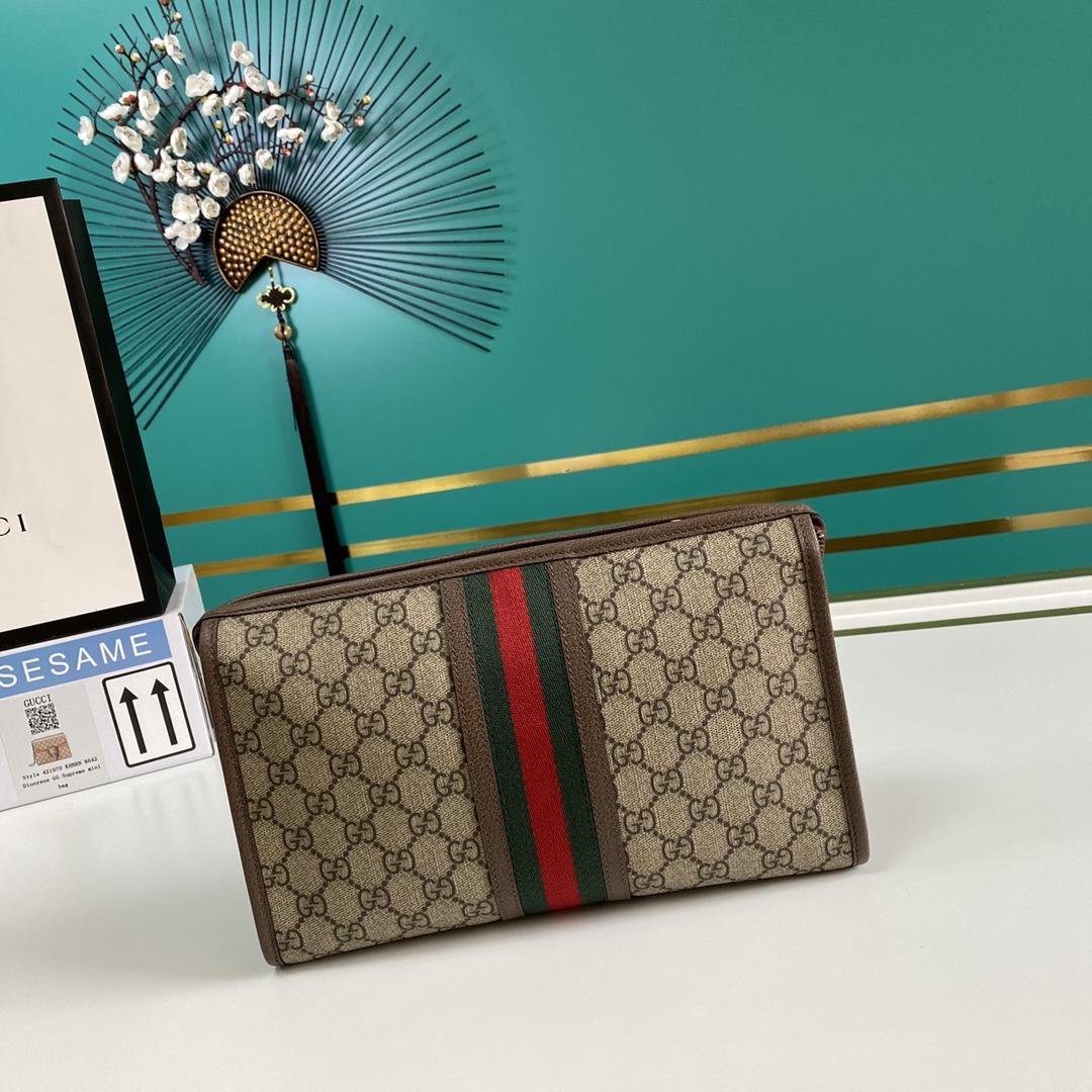 Gucci Ophidia GG Toiletry Case(28.5-18-9cm) - FashionPlug