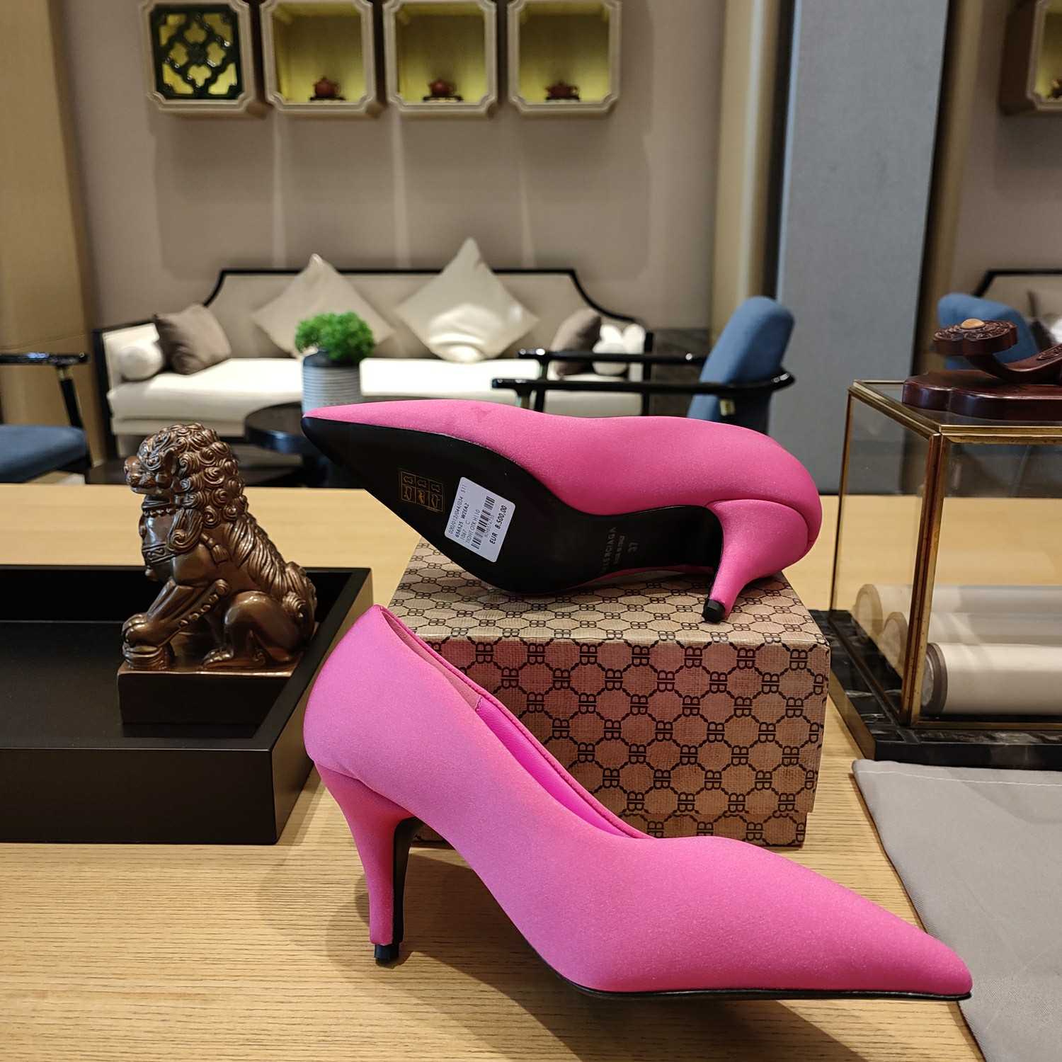 Balenciaga XL Pump 110mm In Neon Pink - FashionPlug