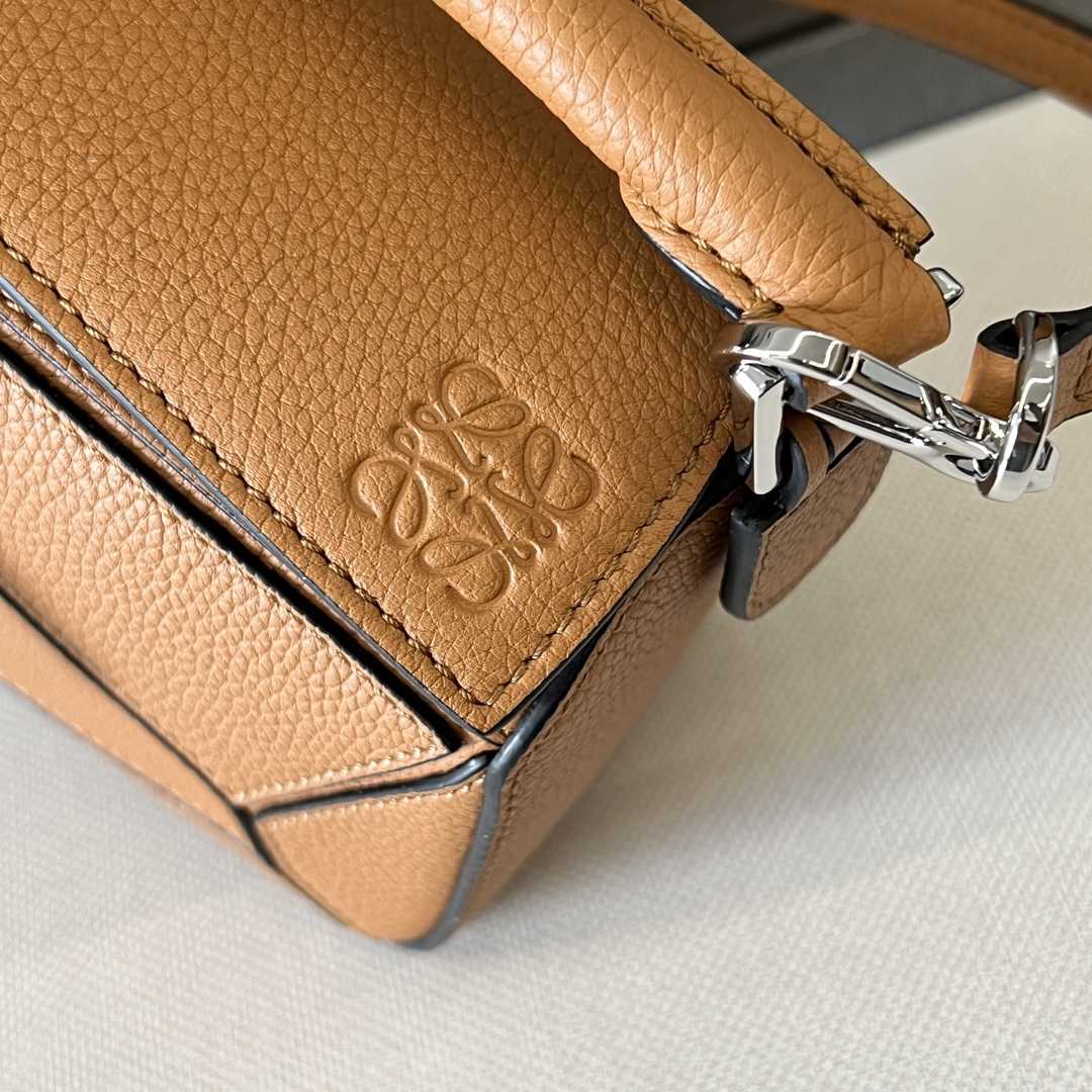 Loewe Mini Puzzle Bag In Soft Grained Calfskin - FashionPlug
