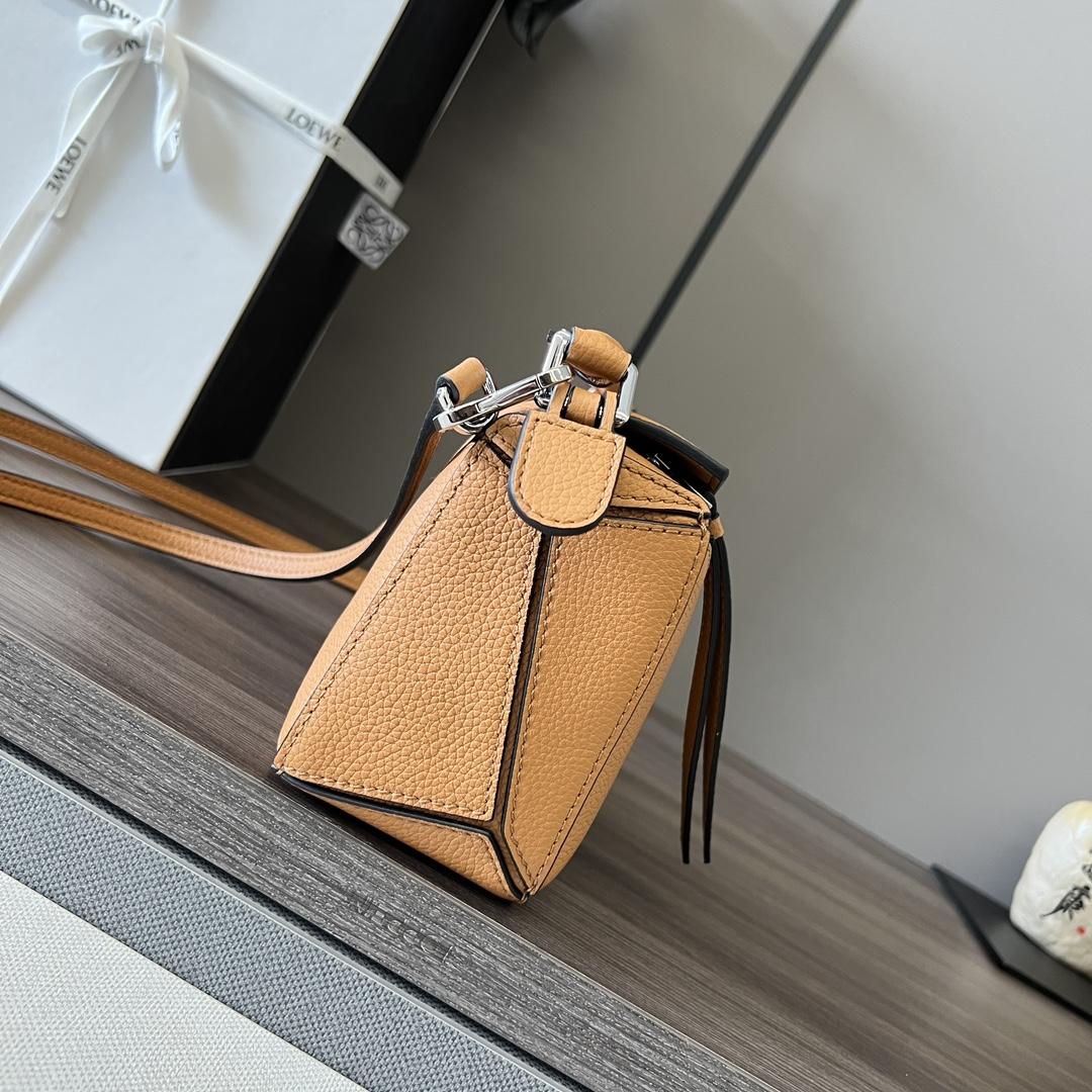 Loewe Mini Puzzle Bag In Soft Grained Calfskin - FashionPlug