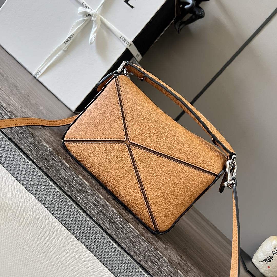 Loewe Mini Puzzle Bag In Soft Grained Calfskin - FashionPlug