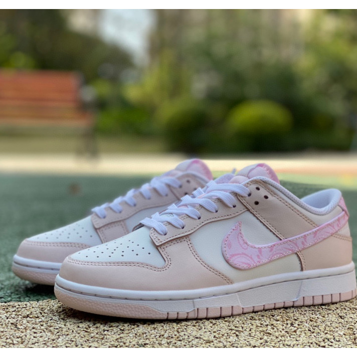 Nike Dunk Low Pink Paisley Sneaker       FD1449-100 - FashionPlug