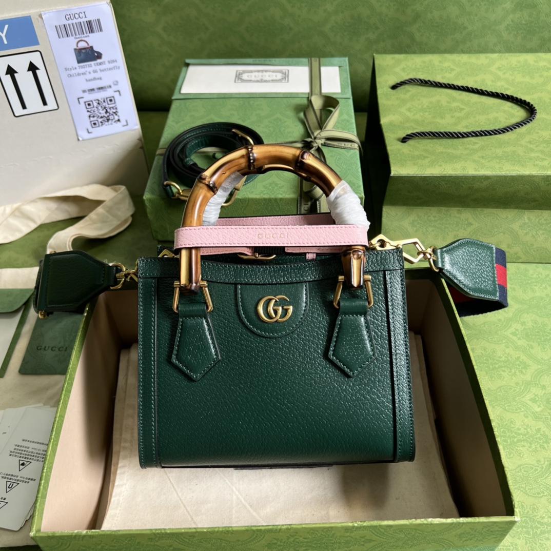 Gucci Diana Mini Tote Bag(20*16*10cm) - FashionPlug