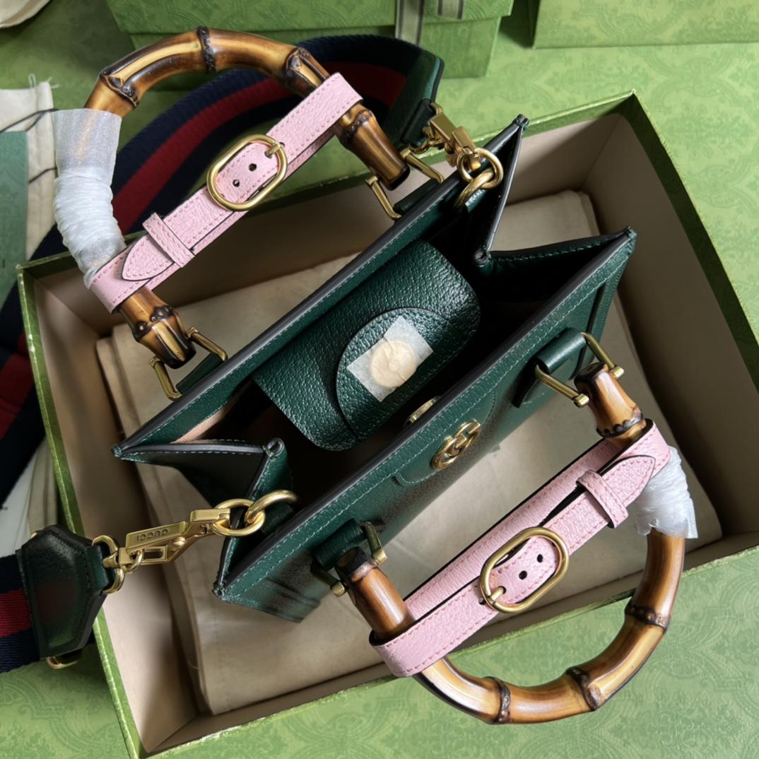 Gucci Diana Mini Tote Bag(20*16*10cm) - FashionPlug