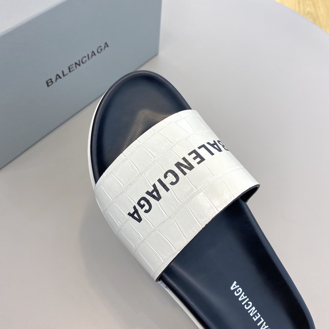 Balenciaga Pool Slide Sandal  - FashionPlug