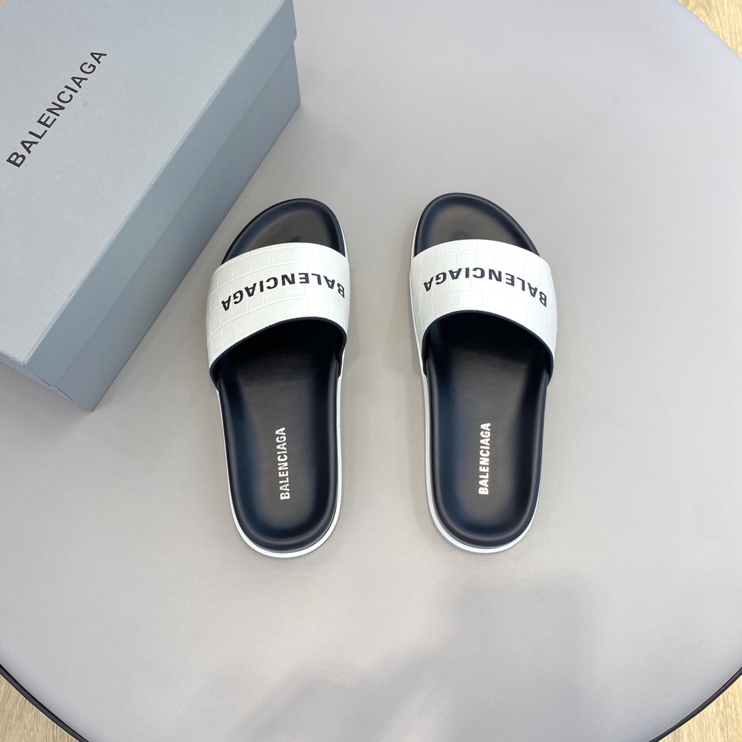 Balenciaga Pool Slide Sandal  - FashionPlug