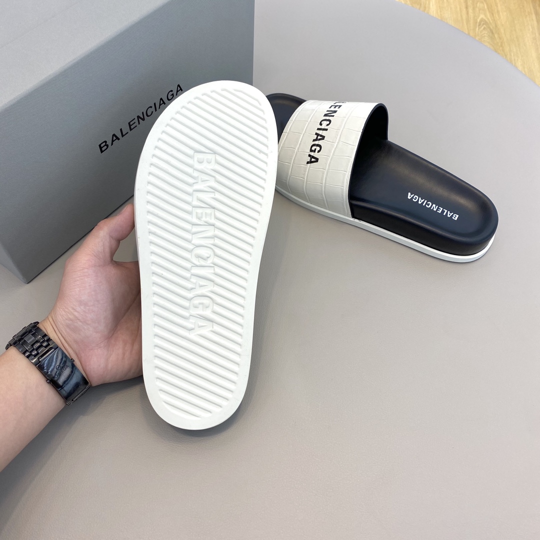 Balenciaga Pool Slide Sandal  - FashionPlug