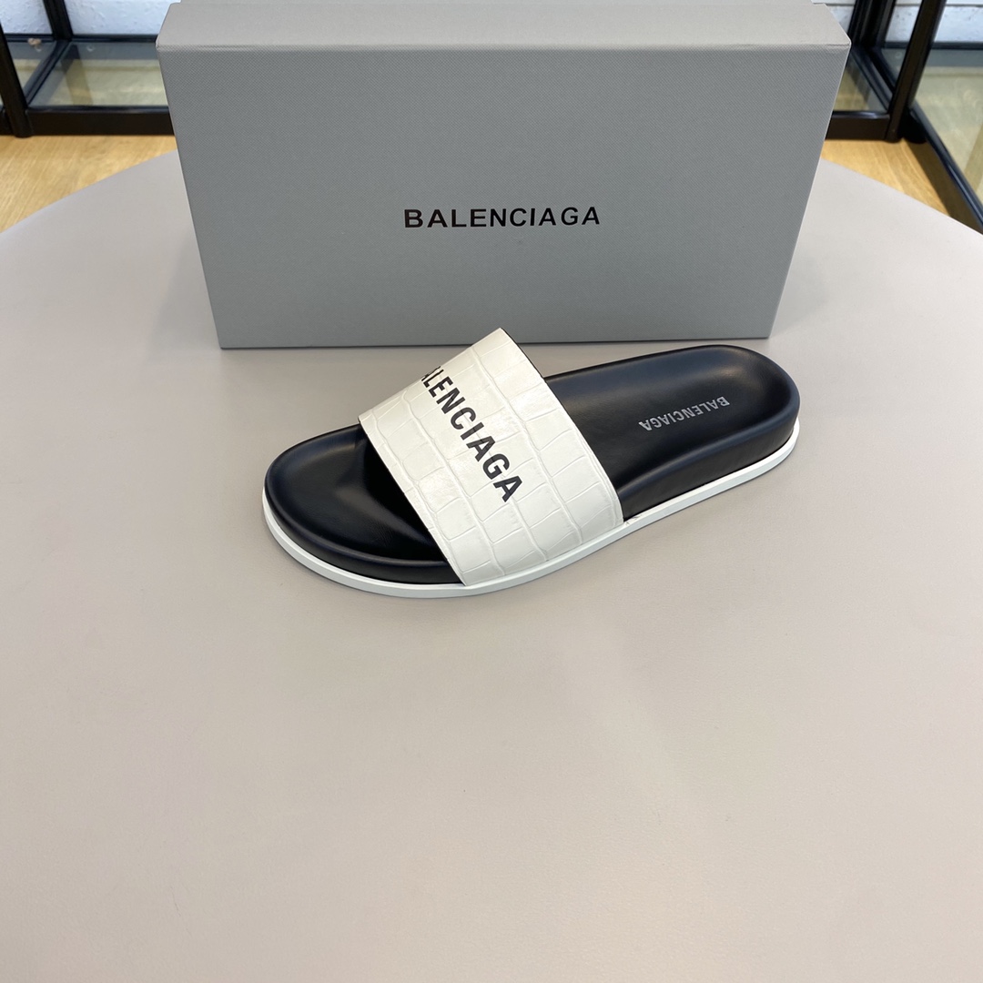 Balenciaga Pool Slide Sandal  - FashionPlug