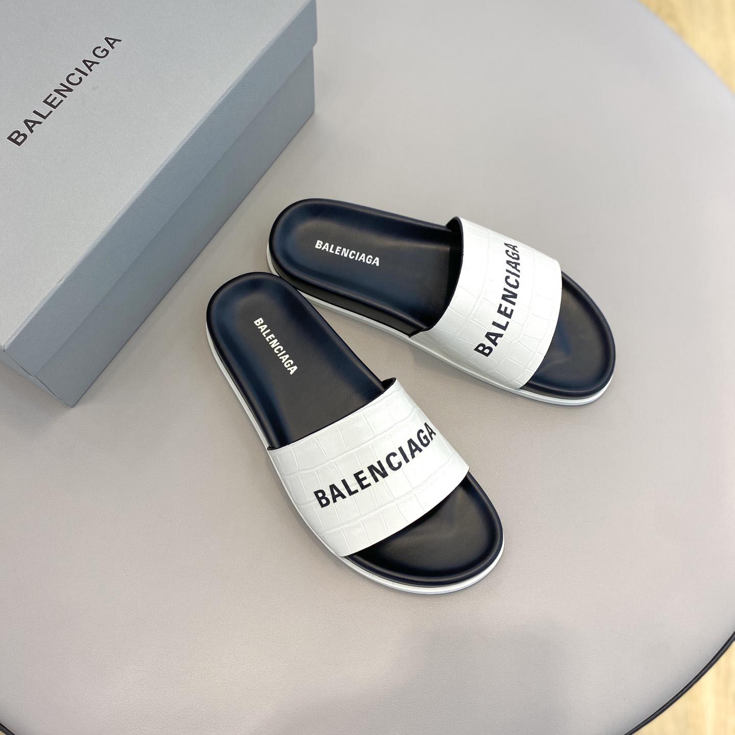 Balenciaga Pool Slide Sandal  - FashionPlug
