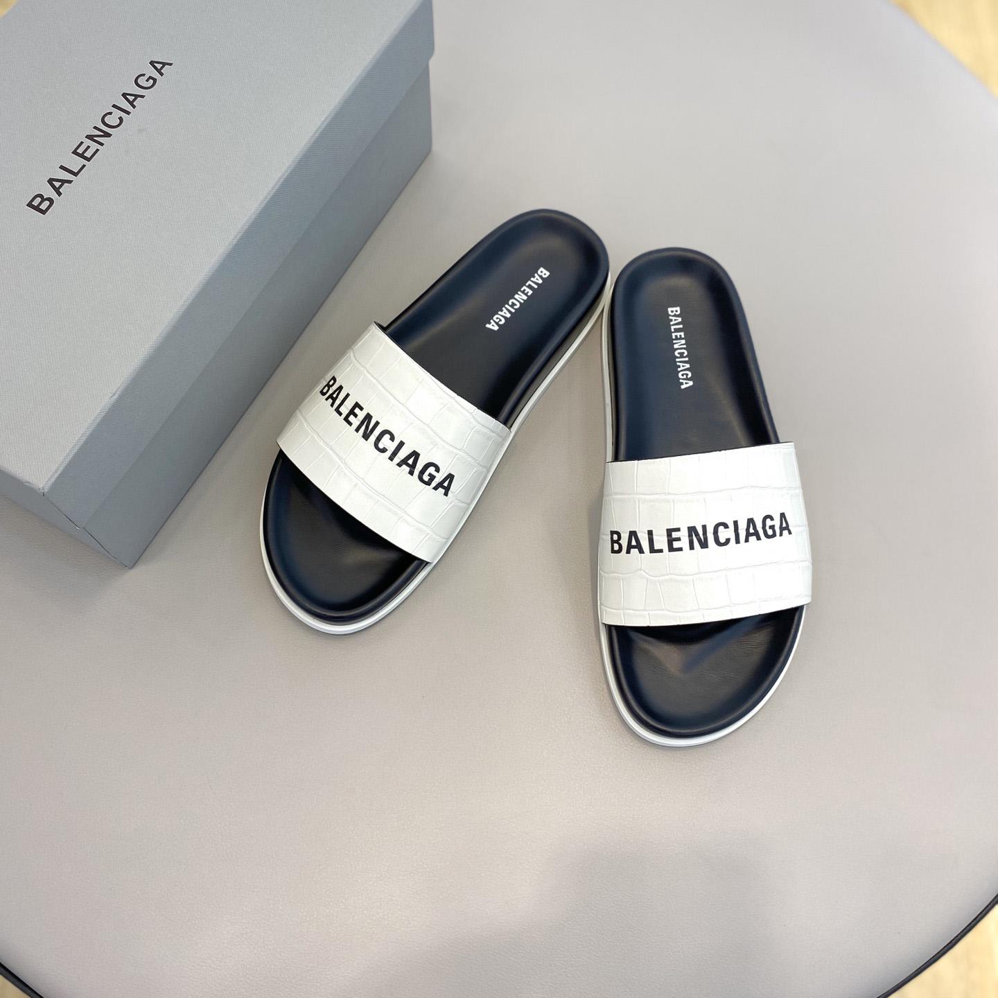 Balenciaga Pool Slide Sandal  - FashionPlug