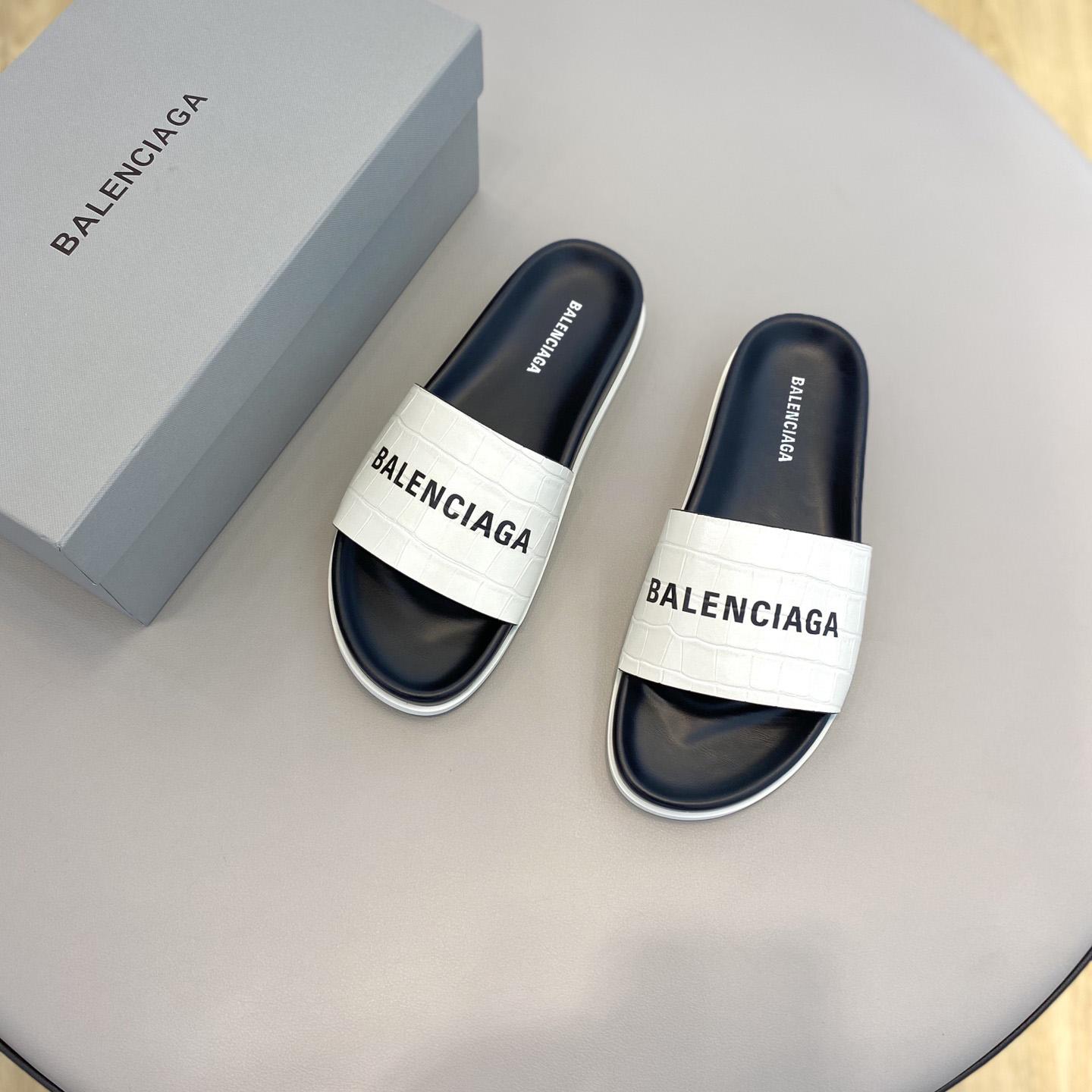 Balenciaga Pool Slide Sandal  - FashionPlug